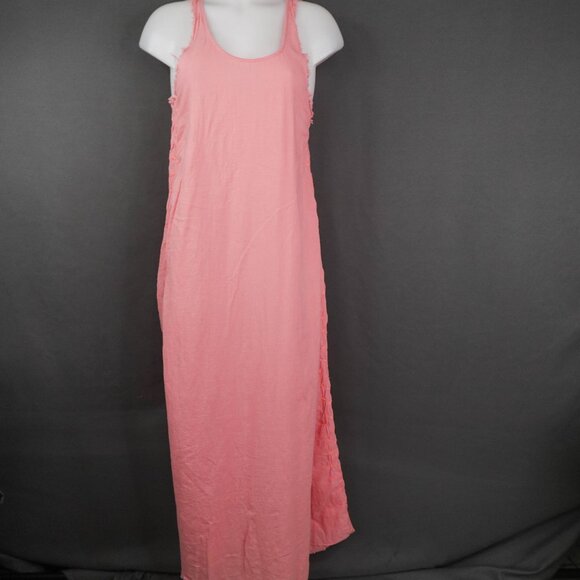 Surf Bazaar Womens Maxi Dress XS Pink Boho Coastal Cool Indie Pastel Grunge - Picture 1 of 16